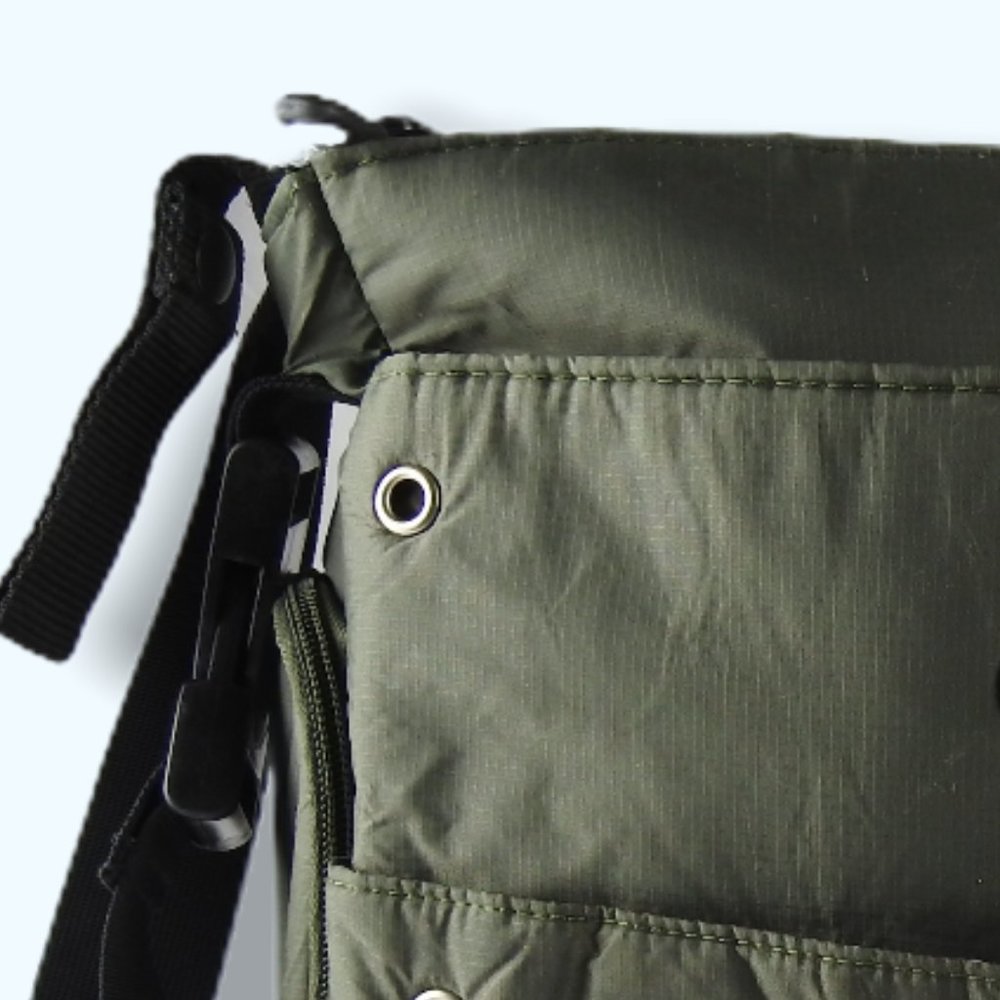 Columbia Cross Body Diaper Messenger Bag Green - Picture 11 of 16